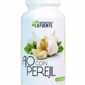 Capsulas De Ajo Con Perejil. Natural la Fuente 60 cáp. Laboratorio La Fuente