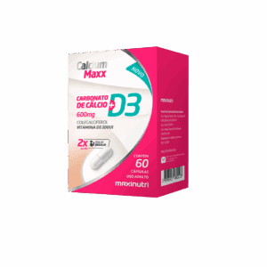 Calcio+Vitamina D3 60 Capsulas - Maxinutri