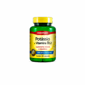 Potasio+B12 60 Cápsulas - Maxinutri
