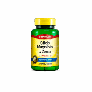 Calcio, Magnesio y Zinc con Vitamina D 60 Capsulas - Maxinutri