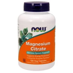 Citrato de Magnesio 120 capsulas - NOW Foods
