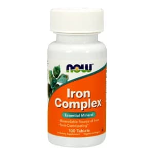 Iron Complex / Complejo de Hierro 100 Tabletas - NOW Foods