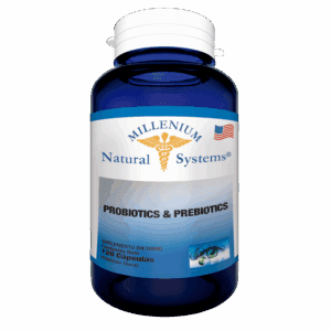 Probiotics y Prebiotics 120 Capsulas - Millenium Natural Systems