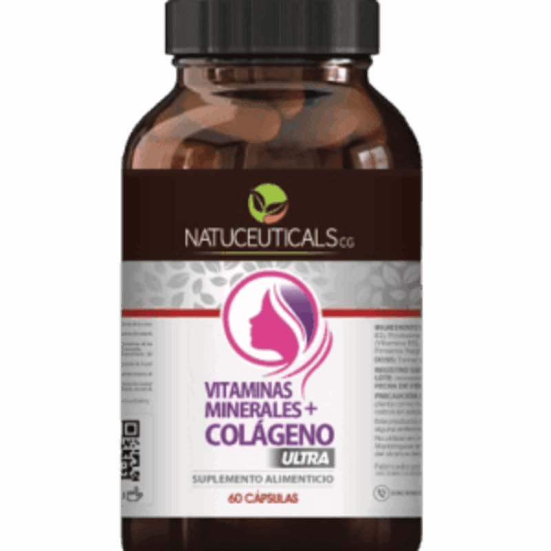 Vitaminas, Minerales + Colágeno 60 Cápsulas - Natuceuticals