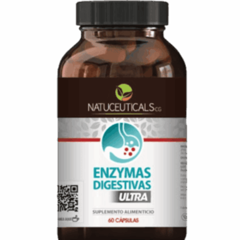 Enzimas Digestivas 60 Cápsulas - Natuceuticals