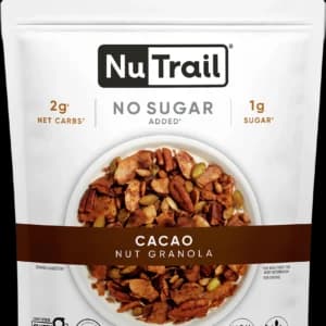 Granola NuTrail - Cacao - Granola de nueces sin azúcar añadida