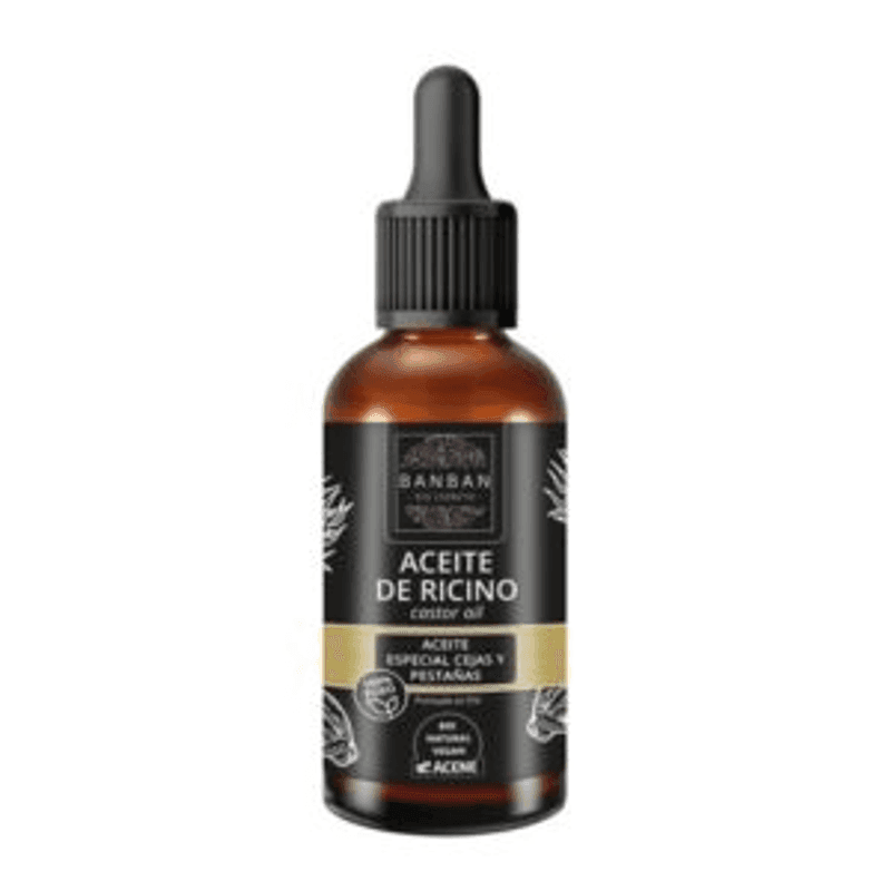Aceite de Ricino para Cejas y Pestañas – BanBan Natural 100% Puro