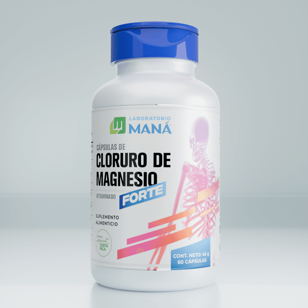 Cloruro de Magnesio Forte 60 Capsulas - El Mana
