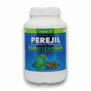 Perejil con Vitamina C, Cobre y Zinc 60 Cápsulas - THERA-P
