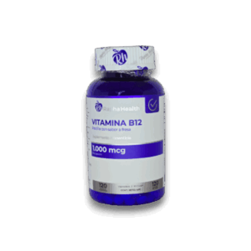 Vitamina B12 120 Cápsulas Vegetarianas - Rapha Health