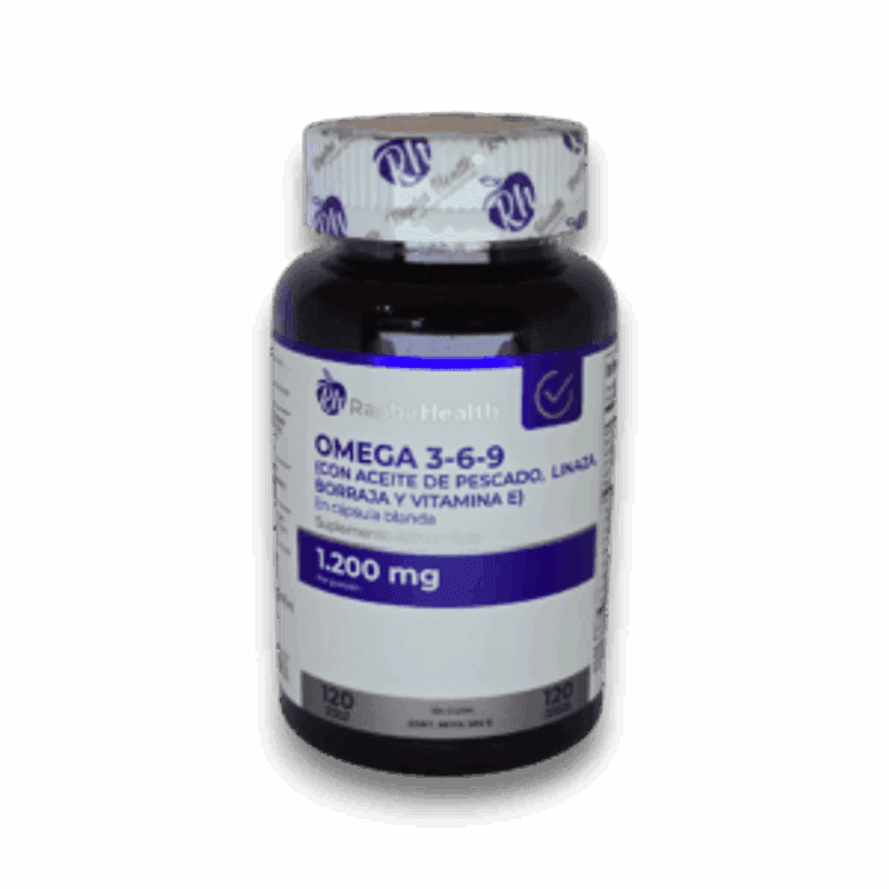 Omega 3-6-9 120 Cápsulas Blandas - Rapha Health