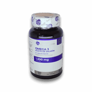 Omega 3 - Aceite de Salmón (1,300 mg) 120 Cápsulas Blandas - Rapha Health
