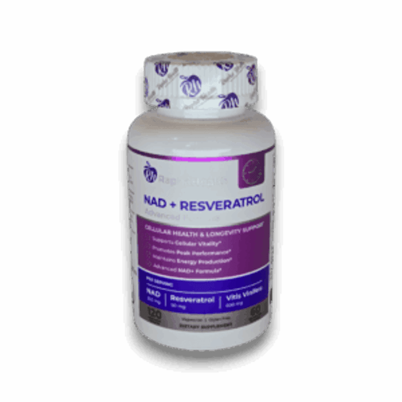 NAD + Resveratrol (Advanced Formula) 120 Cápsulas Vegetarianas -
