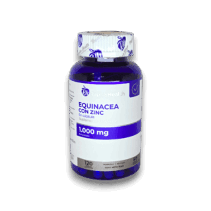 Equinacea con Zinc (1,000 mg) 120 Cápsulas Vegetarianas - Rapha Health