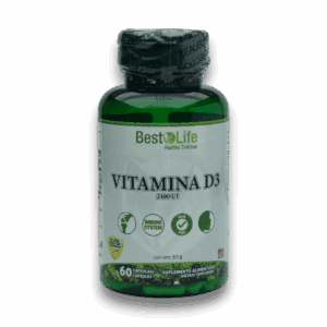 Vitamina D3 2400 UI 60 Cápsulas - BestLife Healthy Solutions