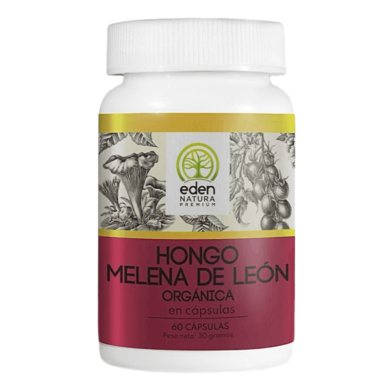 Hongo Melena de León Orgánica 60 Cápsulas - Eden Natura Premium