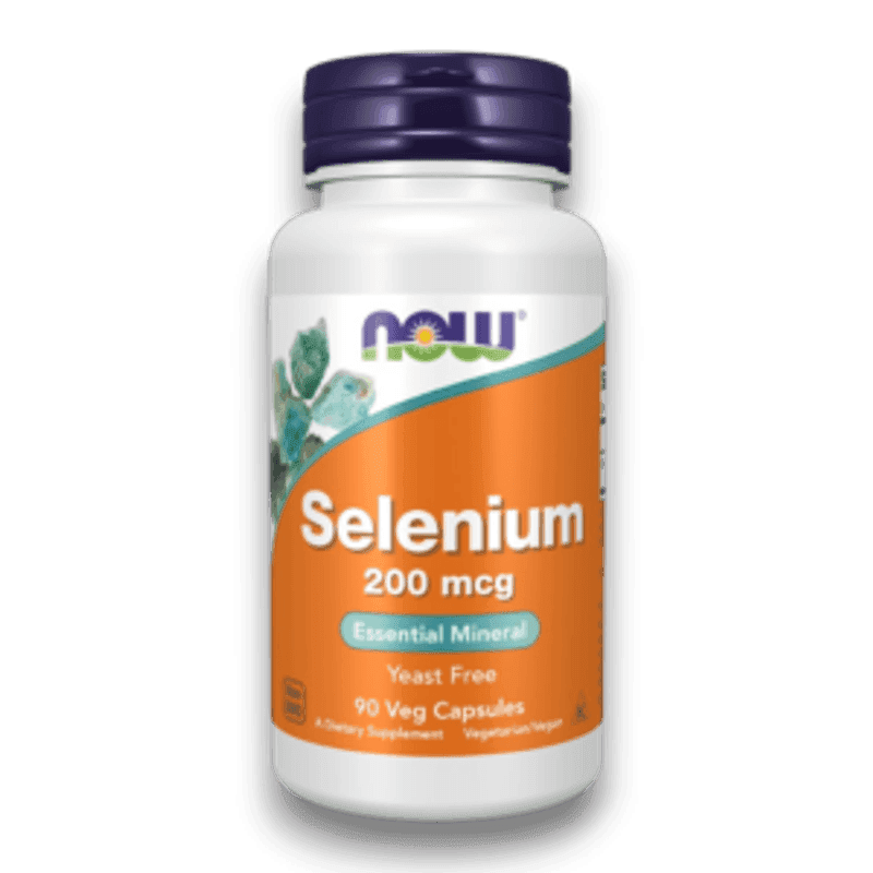 Selenium 200 mcg 90 cápsulas - Now Foods