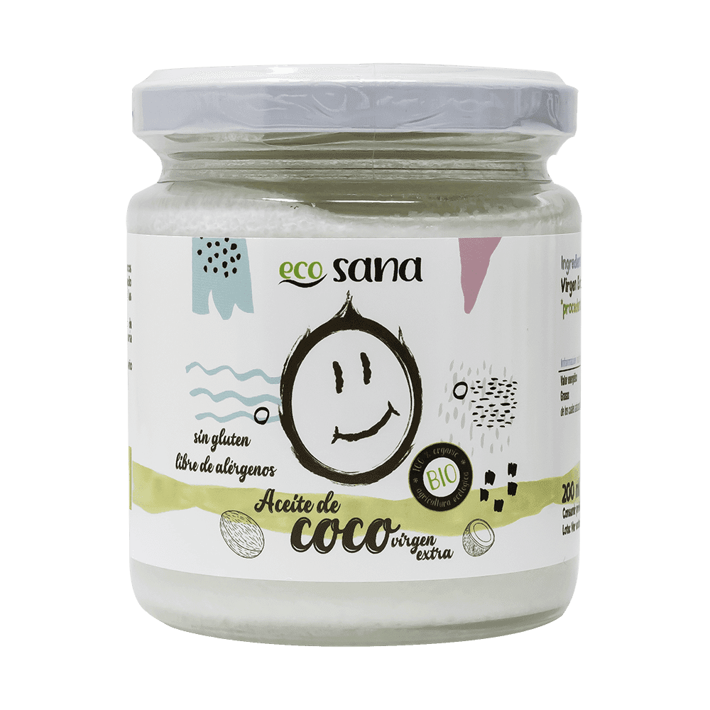 Aceite de Coco Vírgen Extra Bio 200 ml Ecosana