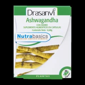 Ashwagandha con hierro 30 Cápsulas. Drasanví