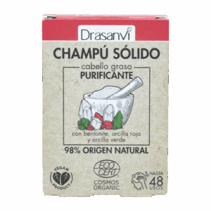 Champú Sólido Cabello Graso Cosmos Organic Bio. Drasanví