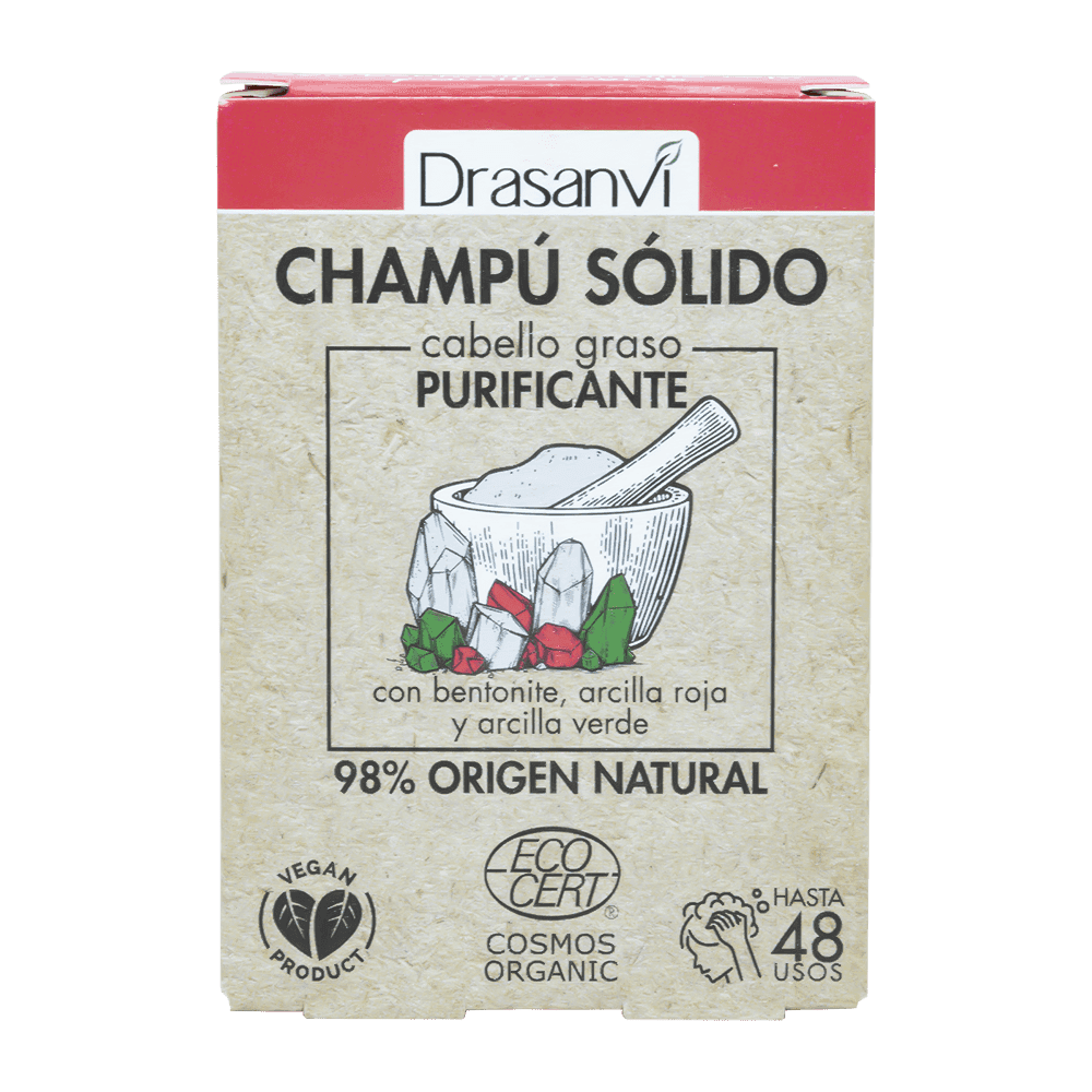 Champú Sólido Cabello Graso Cosmos Organic Bio. Drasanví