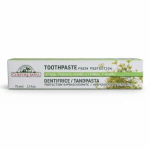 Crema Dental Fresca Protección Mirra, Propolis y Hinojo, 75ml - Corpore Sano