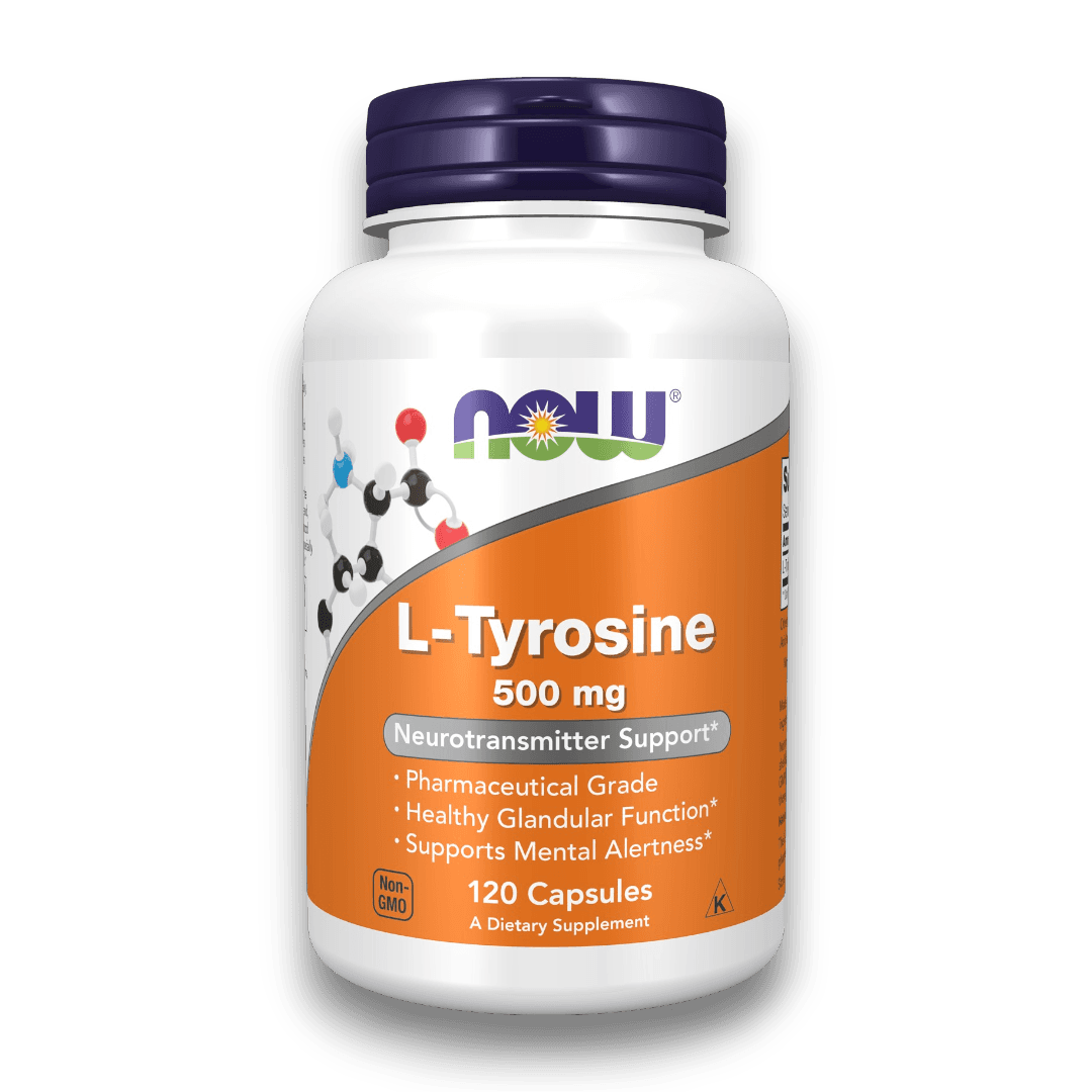 L-Tyrosine 500 mg 120 cápsulas - Now Foods