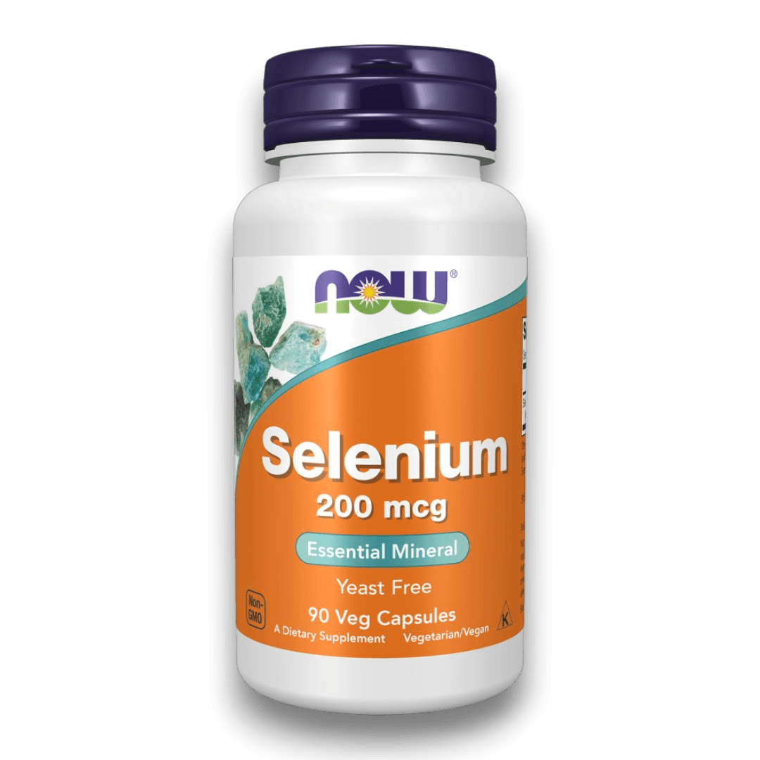 Selenium 200 mcg 90 cápsulas - Now Foods