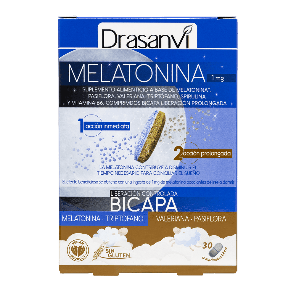 Melatonina Bicapa 30 Comprimidos - Drasanvi