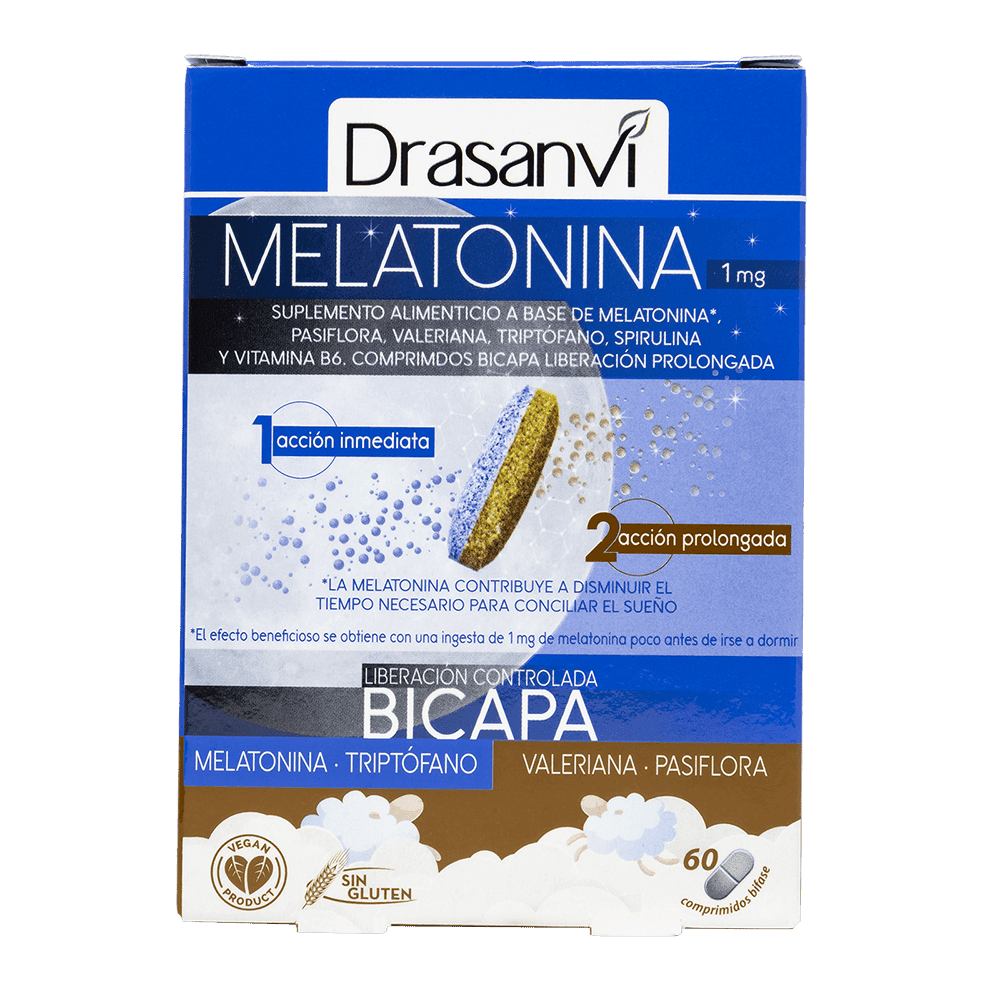 Melatonina Bicapa 60 Comprimidos - Drasanvi