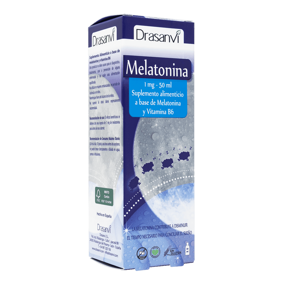 Melatonina Líquida 1mg 50ml - Drasanvi