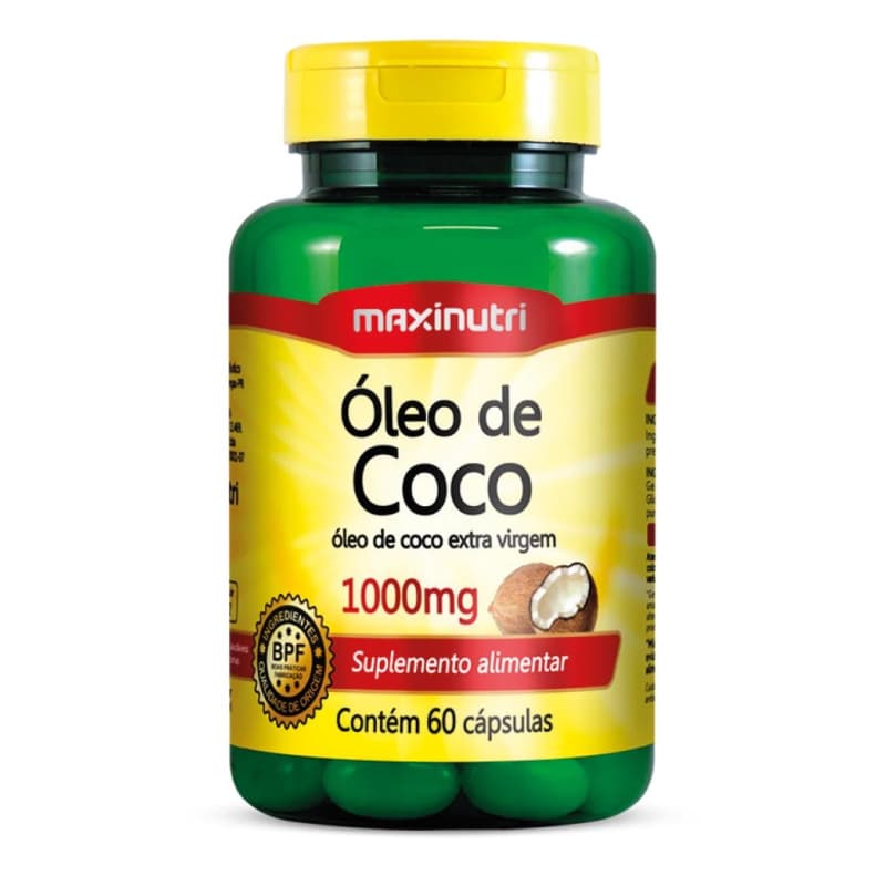Aceite de Coco 1000mg 60 Capsulas - Maxinutri