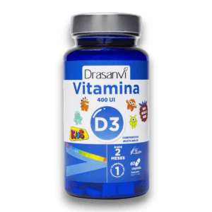 Vitamina D3 Kids 400 UI 60 Comprimidos Masticables - Drasanvi