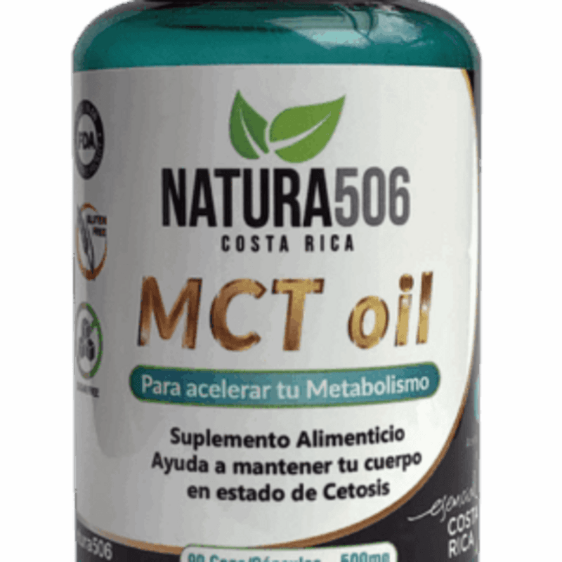 Cápsulas de MCT Natura506