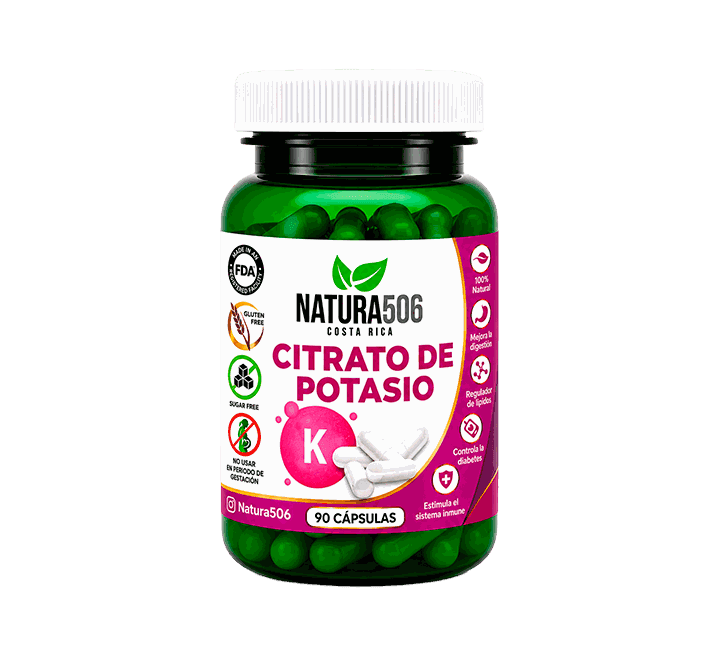 Citrato De Potasio 90 Casulas - Natura506