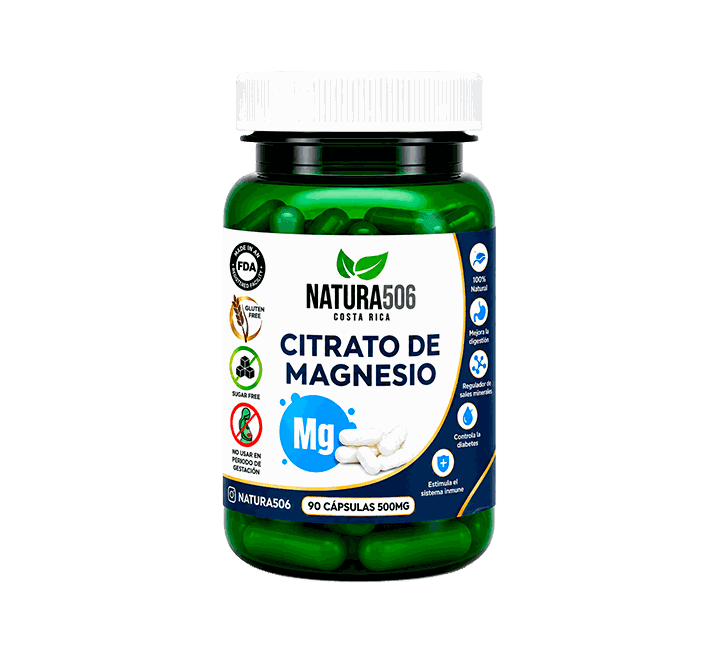 Citrato de Magnesio 90 Capsulas - Natura506