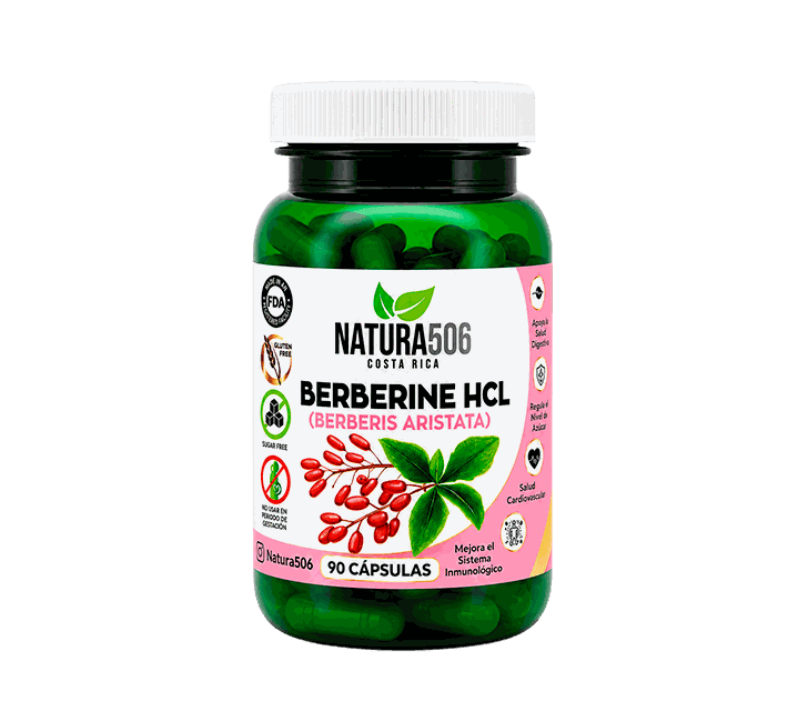 Berberina HCL 90 Capsulas – Natura506