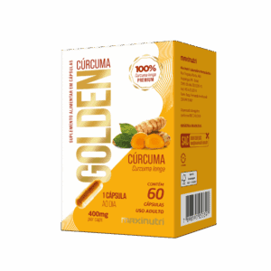 Cúrcuma Golden Longa Premium 60 Capsulas - Maxinutri