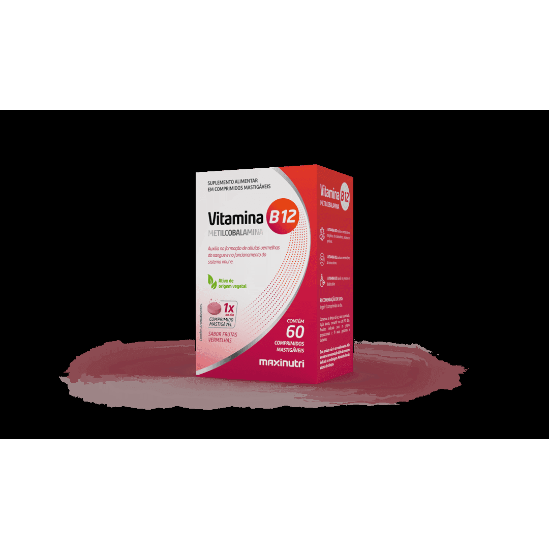 Vitamina B12 60 Masticable - Maxinutri