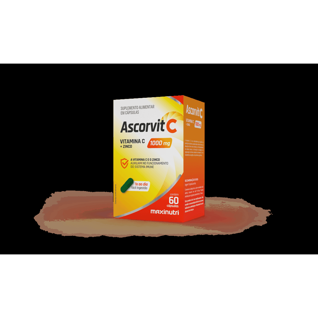 Ascorvit-C 60 Capsulas - Maxinutri