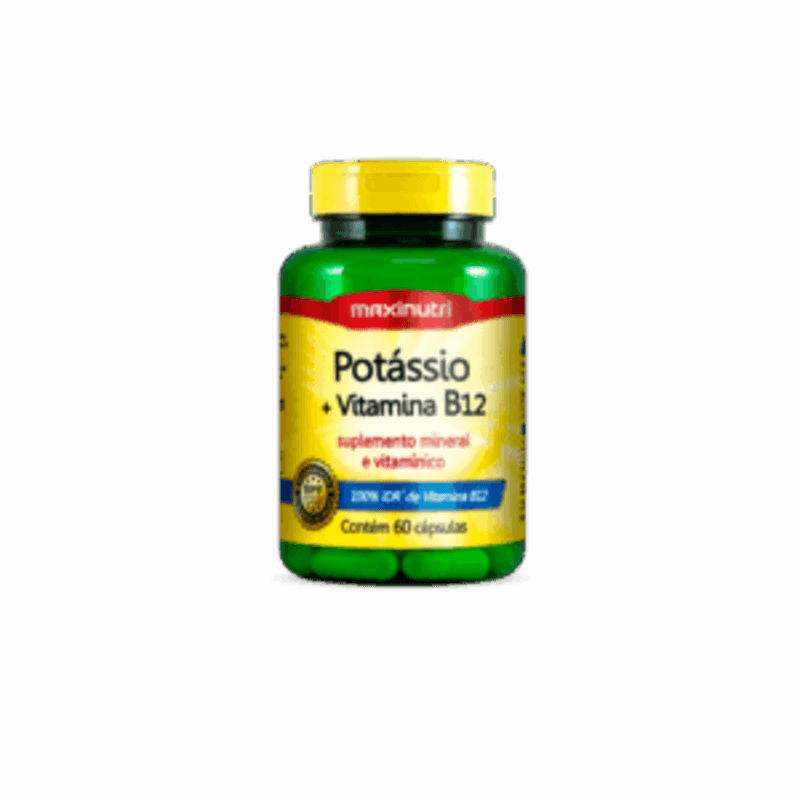 Potasio+B12 60 Cápsulas - Maxinutri