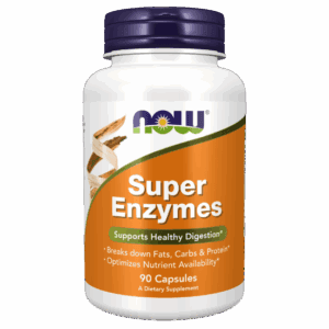Super Enzymes 90 Tabletas - NOW foods