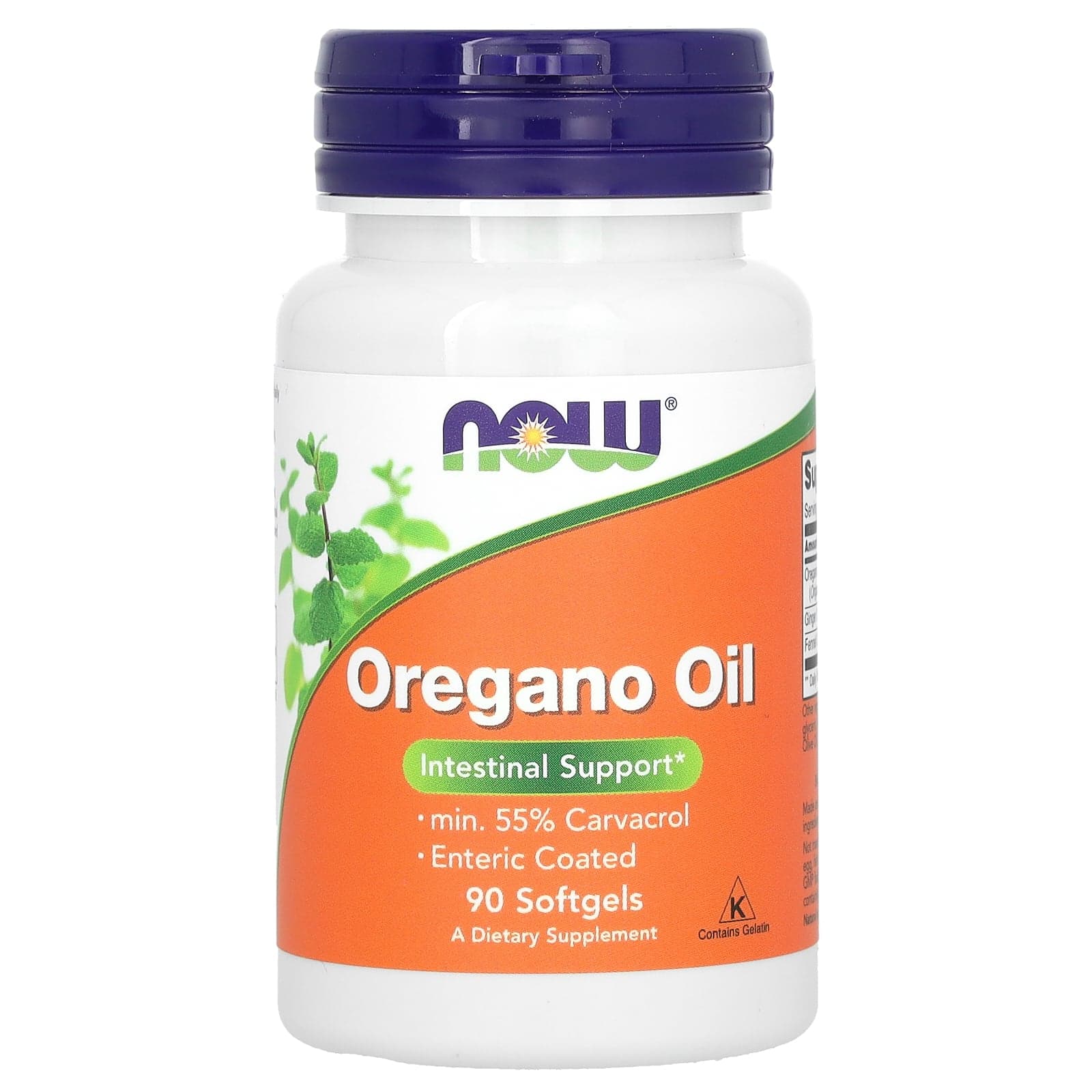 Aceite de Orégano 90 Capsulas - NOW Foods
