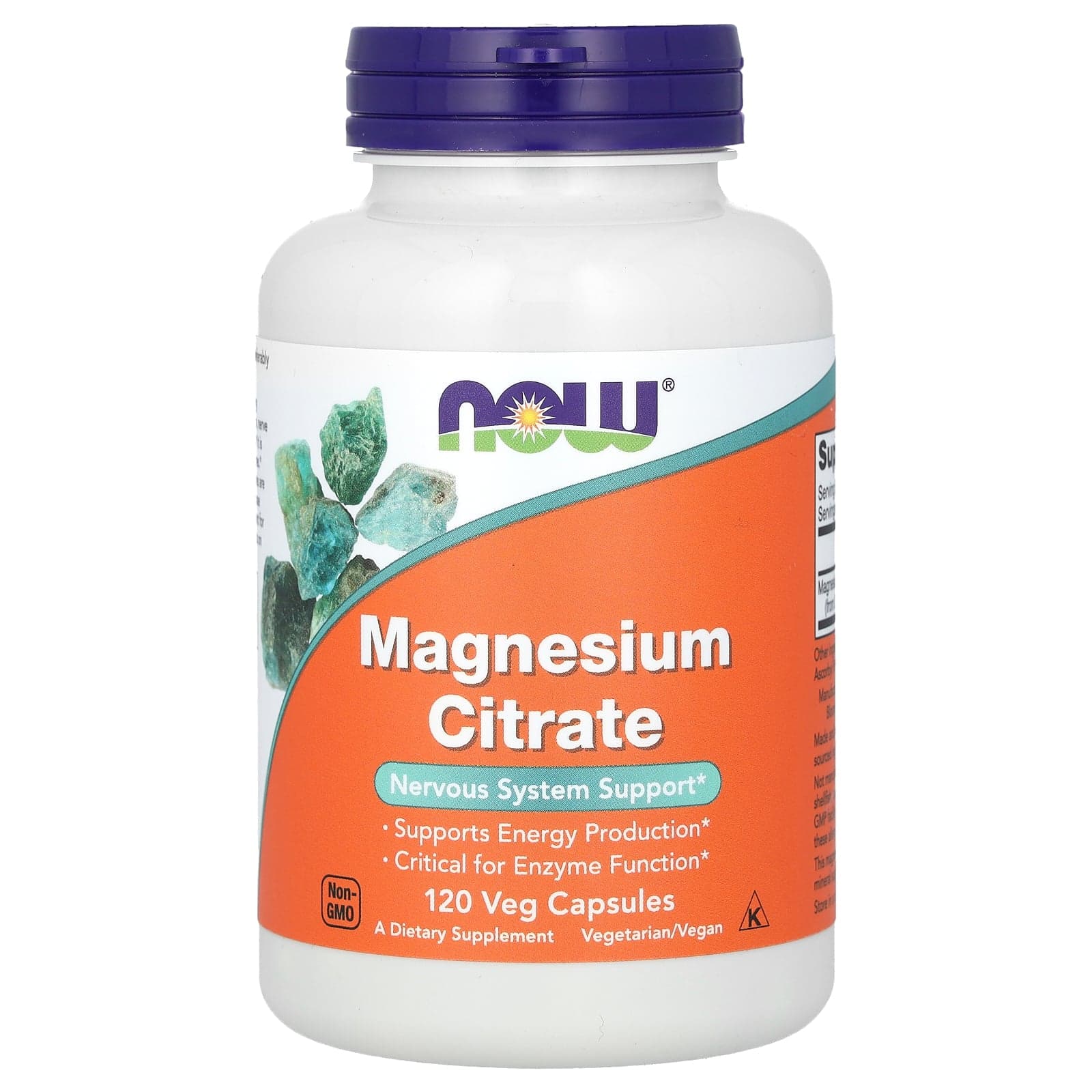 Citrato de Magnesio 120 capsulas - NOW Foods