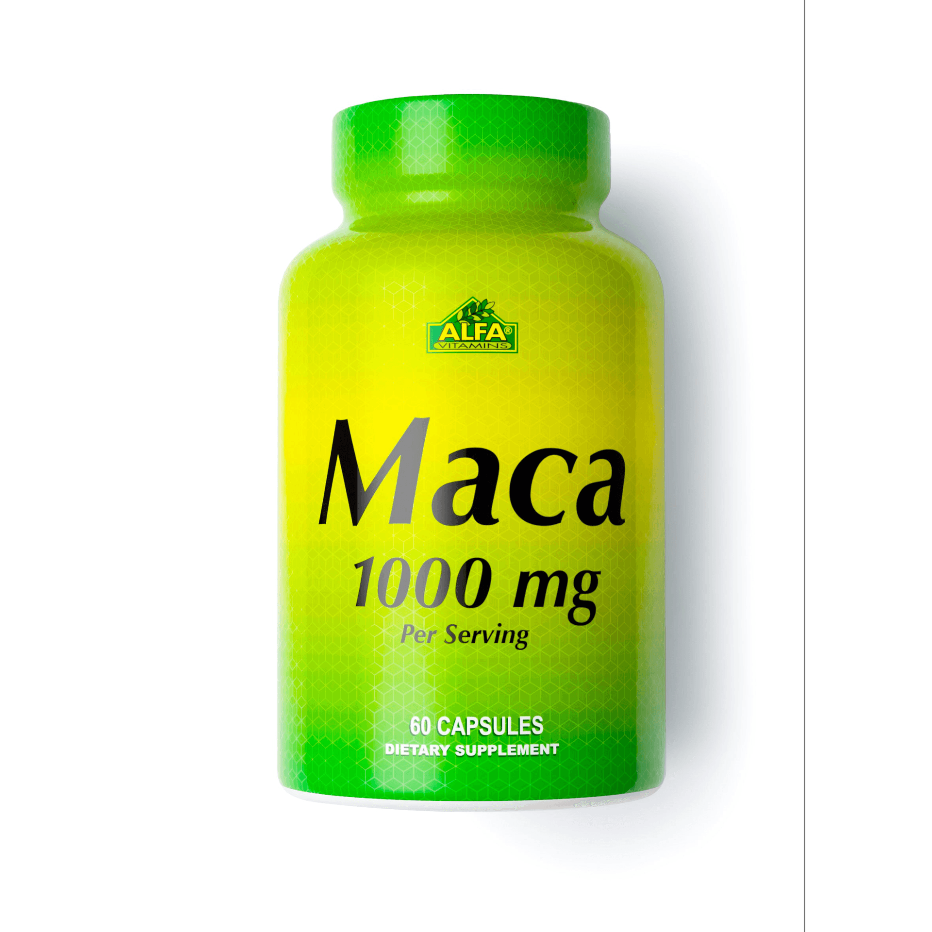 Maca 1000mg 60 Capsulas - ALFA VITAMINS