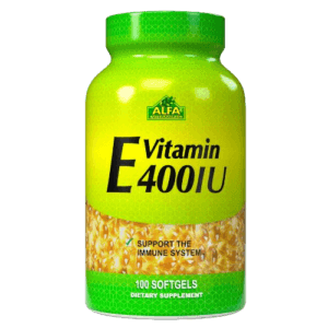 Vitaminas E 400IU 100 Softgels - ALFA VITAMINS