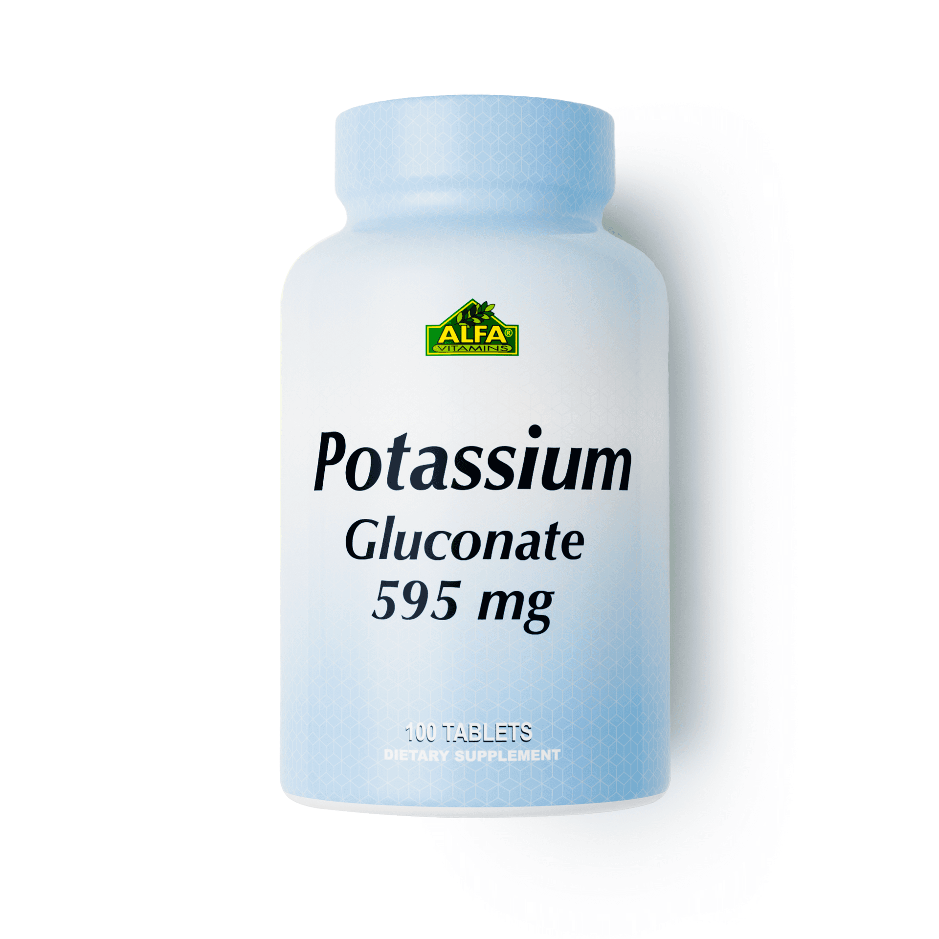 Potassium Gluconate 100 Tabletas - ALFA VITAMINS