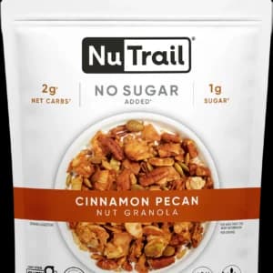 Granola NuTrail - Cinnamon Pecan - Granola de nueces sin azúcar añadida