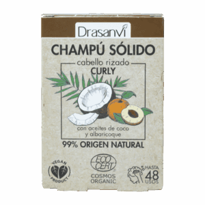 Champú Sólido Cabello Rizado Cosmos Organic Bio 80gr. Drasanví