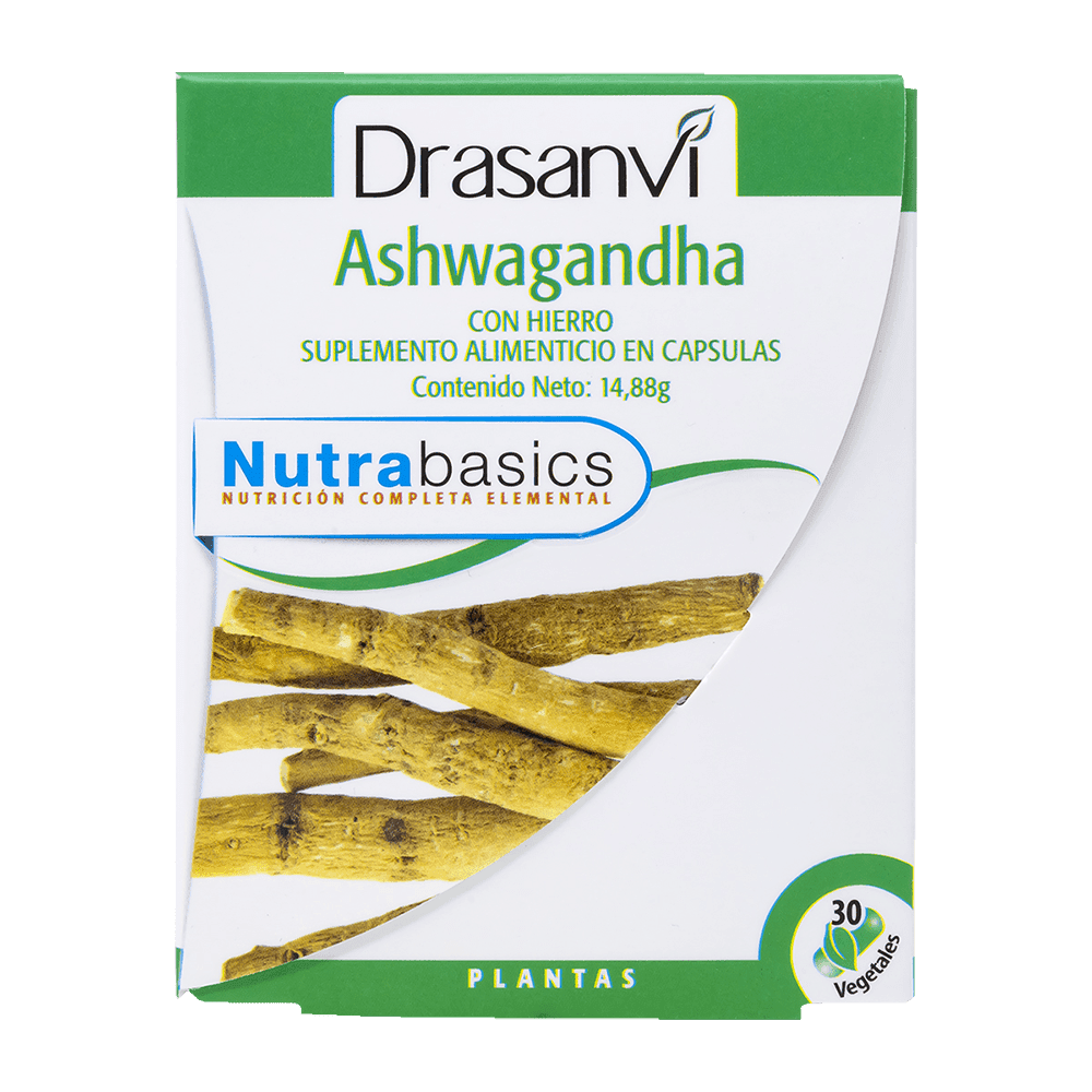 Ashwagandha con hierro 30 Cápsulas. Drasanví